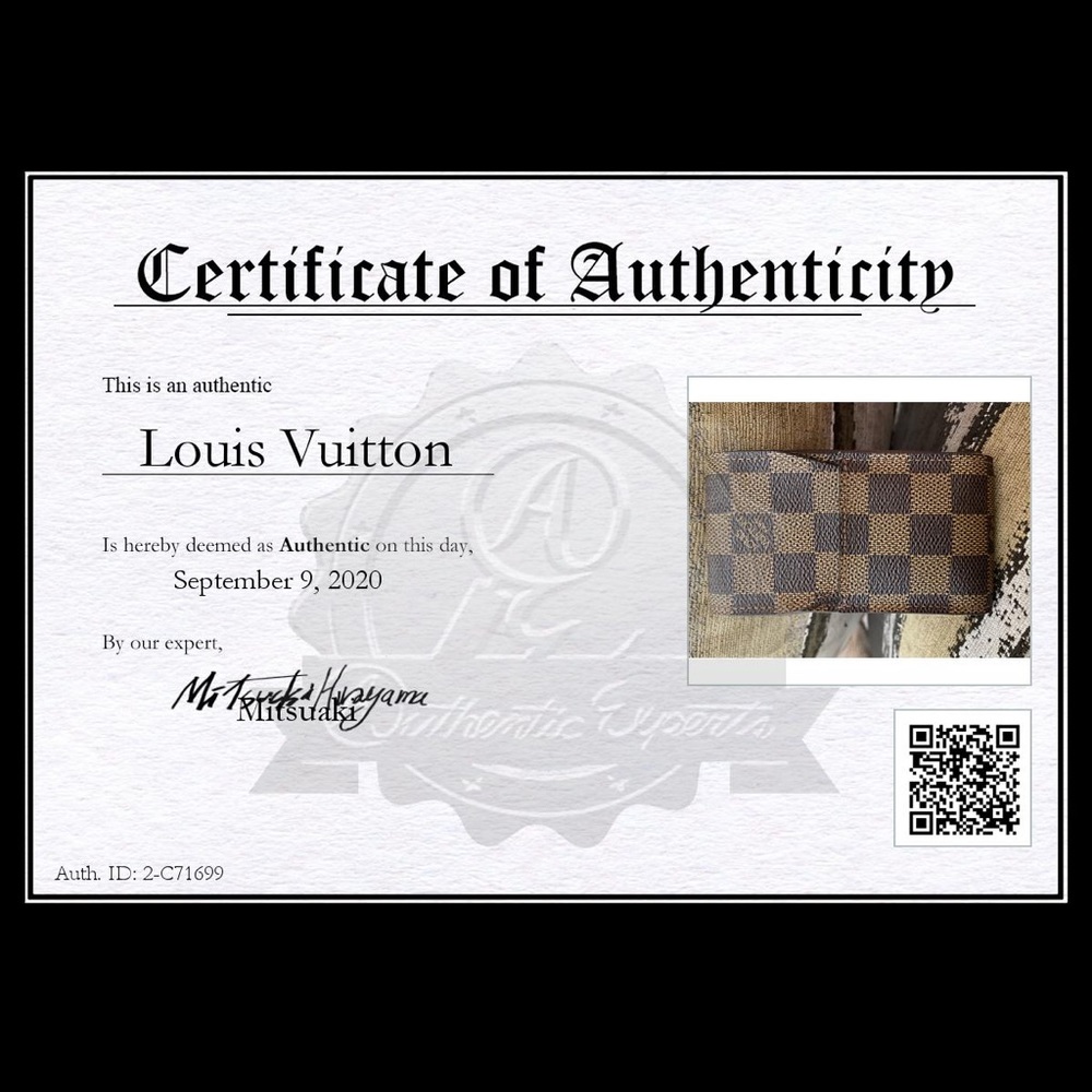Louis Vuitton Etui Cigarette Damier Ebene